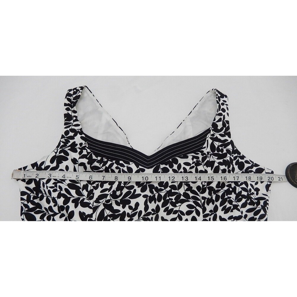 Jones Wear Dress Women Dress Petites Sz 16P Sleeveless Above Knee Fit & Flare - Picture 7 of 9